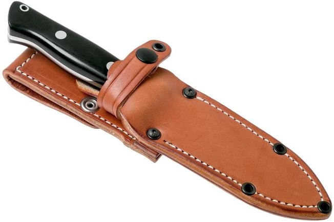 Bark River Bravo 1 LT CPM 3V Field Knife, Black Canvas Micarta - Image 8