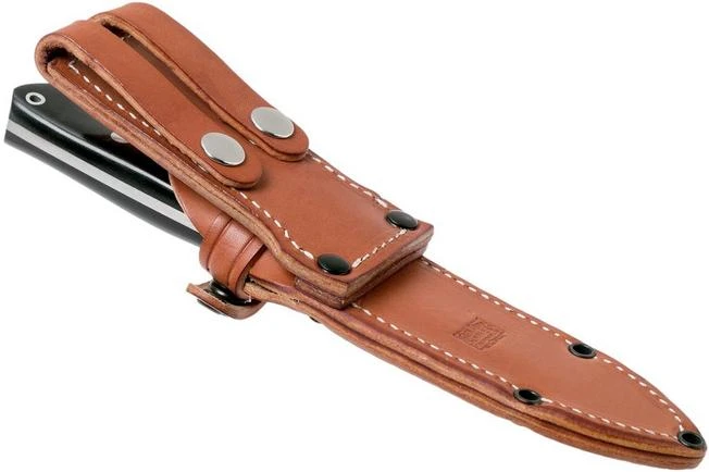 Bark River Bravo 1 LT CPM 3V Field Knife, Black Canvas Micarta - Image 9