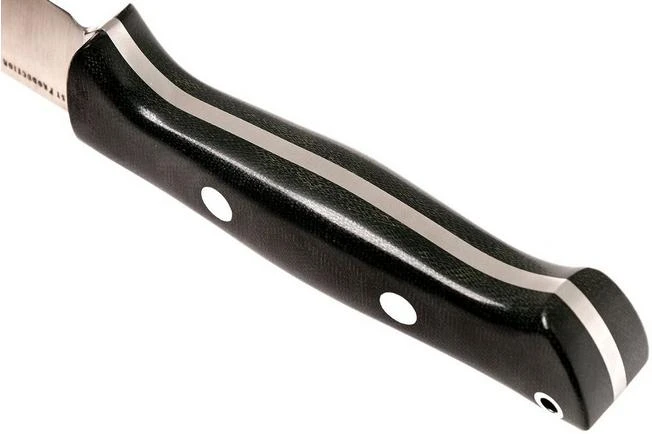 Bark River Bravo 1 LT Cru Wear, Black Canvas Micarta, Rampless - Image 4