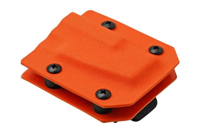 Clip And Carry Kydex Sheath Buck 110, 112, Orange BUCK110-112-ORNG Belt Holster - Image 2
