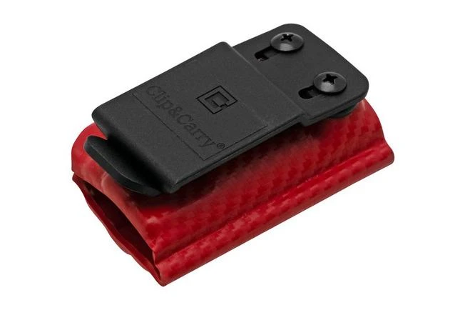 Clip And Carry Kydex Sheath Leatherman Free P2, Carbon Fiber Red LP2-CF-RED Belt Holster - Image 3