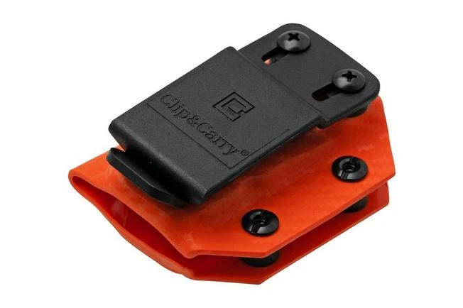 Clip And Carry Kydex Sheath Leatherman Wave, Wave Plus, Carbon Fiber Orange LWAVE-CF-ORNG Belt Holster - Image 3