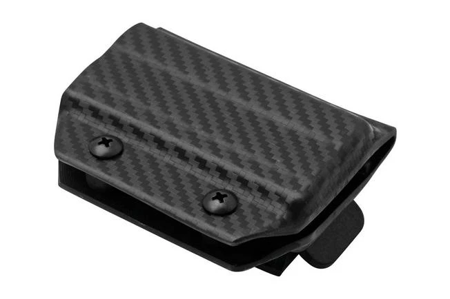 Clip And Carry Kydex Sheath SOG Powerlock, Carbon Fiber Black SPWRLK-CF-BLK Belt Holster - Image 2