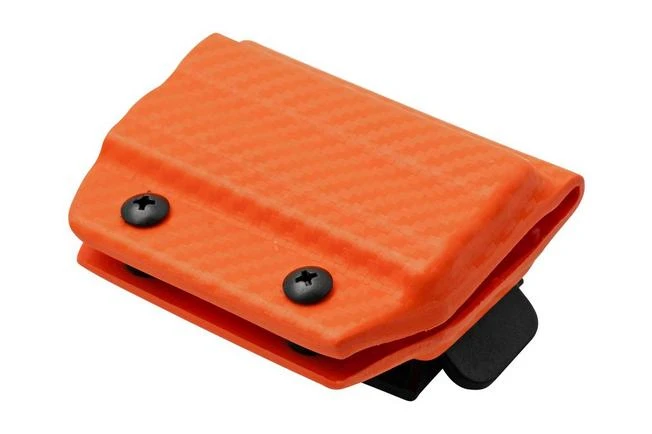 Clip And Carry Kydex Sheath SOG Powerlock, Carbon Fiber Orange SPWRLK-CF-ORNG Belt Holster - Image 2