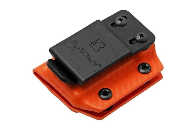 Clip And Carry Kydex Sheath SOG Powerlock, Carbon Fiber Orange SPWRLK-CF-ORNG Belt Holster - Image 3