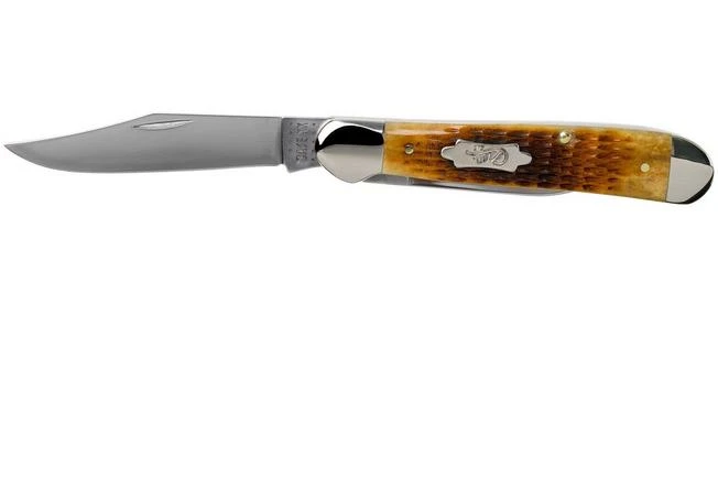 Case Copperhead Antique Bone, Rogers Corn Cob Jig, 52833, 6249 SS Pocket Knife - Image 3
