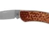 Case X Woodchuck Executive Lockback Brushed Stainless, Triangles, 64321, M1300L SS Pocket Knife