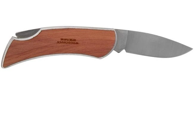Case X Woodchuck Executive Lockback Brushed Stainless, Camo, 64323, M1300L SS Pocket Knife - Image 2