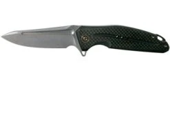 Civivi Statera C901DS Damascus, Carbon Fibre & Black G10 Pocket Knife