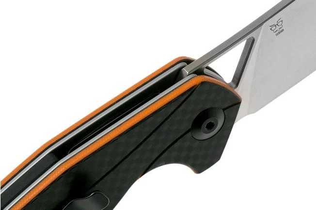 Civivi Anthropos C903A Carbon Fibre & Orange G10 Pocket Knife, Elijah Isham Design - Image 6