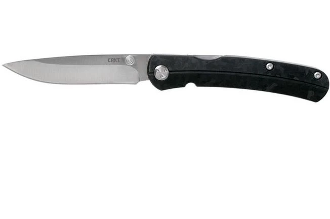 CRKT Kith 6433 Black Pocket Knife, Ken Steigerwalt Design