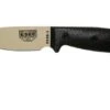 ESEE Model 3 Desert Tan Blade 3D Blood-Black G10 Survival Knife 3PMDT-004 Black Sheath + Belt Clip