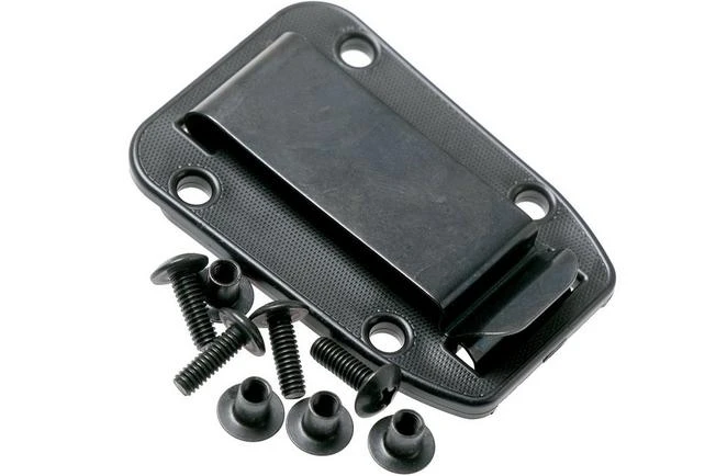 ESEE Candiru Dark Earth CAN-DE Neck Knife With Black Sheath + Belt Clip - Image 7