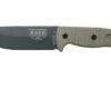 ESEE Model 5 Tactical Gunsmoke, Desert Tan Handle 5P-TG With Kydex Sheath + Belt Clip