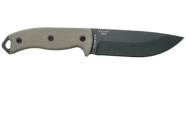 ESEE Model 5 Tactical Gunsmoke, Desert Tan Handle 5P-TG With Kydex Sheath + Belt Clip - Image 2