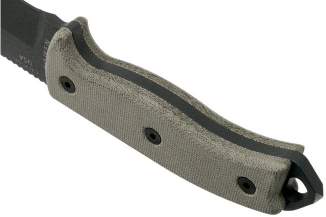 ESEE Model 5 Tactical Gunsmoke, Desert Tan Handle 5P-TG With Kydex Sheath + Belt Clip - Image 4