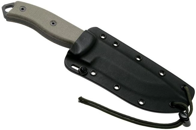 ESEE Model 5 Tactical Gunsmoke, Desert Tan Handle 5P-TG With Kydex Sheath + Belt Clip - Image 7