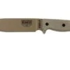 ESEE Model 6 Desert Tan Blade 6P-DE Survival Knife With Black Sheath + Belt Clip