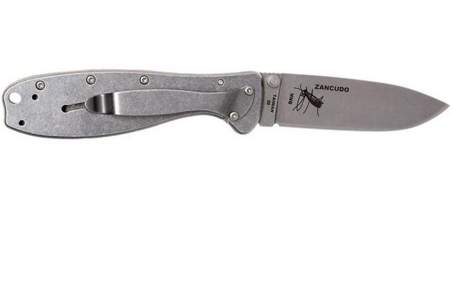 ESEE Knives Zancudo D2 Black-Stonewashed, BRKR2 Pocket Knife - Image 2