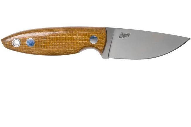 Brisa Scara 60 Mustard Micarta RWL34 23305 Neck Knife - Image 2