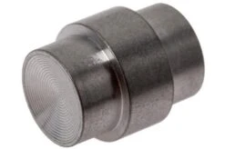 Flytanium Paramilitary 2 & 3 Lanyard Hole Stopper Spiral, Titanium Silver