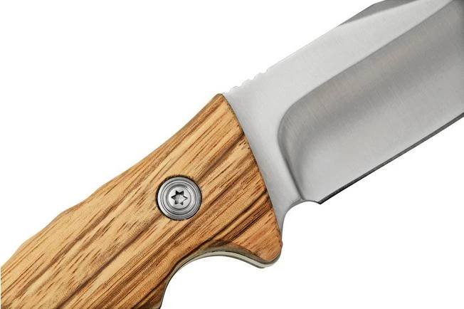 Fox Knives Black Fox Clip Point BF-133ZW Zebrawood Hunting Knife - Image 5