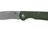 Fox Black Fox Ciol Folding Knife BF-748MI Green Micarta Pocket Knife, Denis Simonutti Design