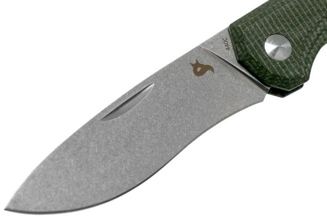 Fox Black Fox Ciol Folding Knife BF-748MI Green Micarta Pocket Knife, Denis Simonutti Design - Image 3