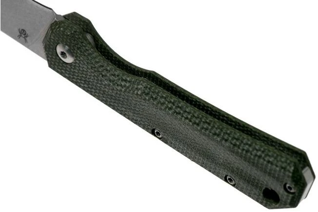 Fox Black Fox Ciol Folding Knife BF-748MI Green Micarta Pocket Knife, Denis Simonutti Design - Image 5