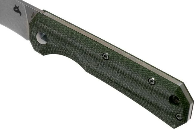 Fox Black Fox Ciol Folding Knife BF-748MI Green Micarta Pocket Knife, Denis Simonutti Design - Image 7