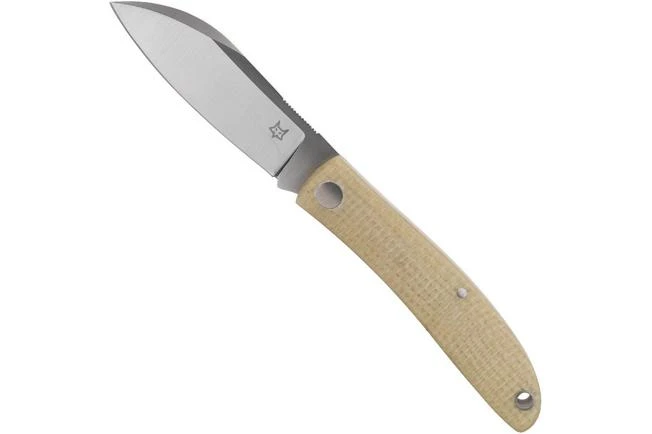 Fox Knives Livri, M390, Natural Jute Micarta, 273MI Pocket Knife