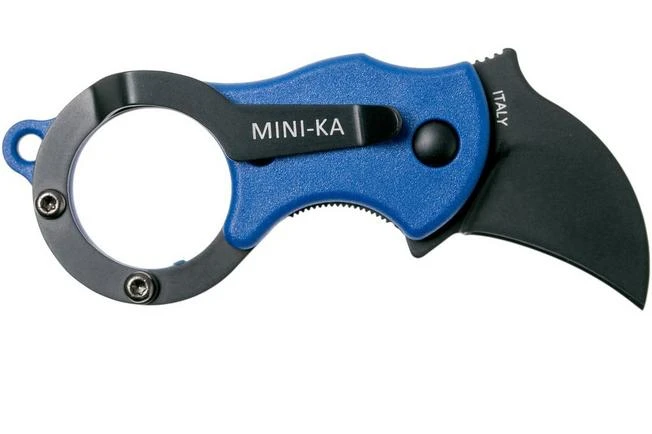 Fox Mini-KA FX-535BLB Blue & Black, Karambit Keychain Knife - Image 2