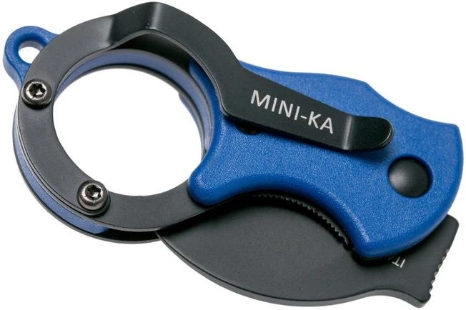 Fox Mini-KA FX-535BLB Blue & Black, Karambit Keychain Knife - Image 4