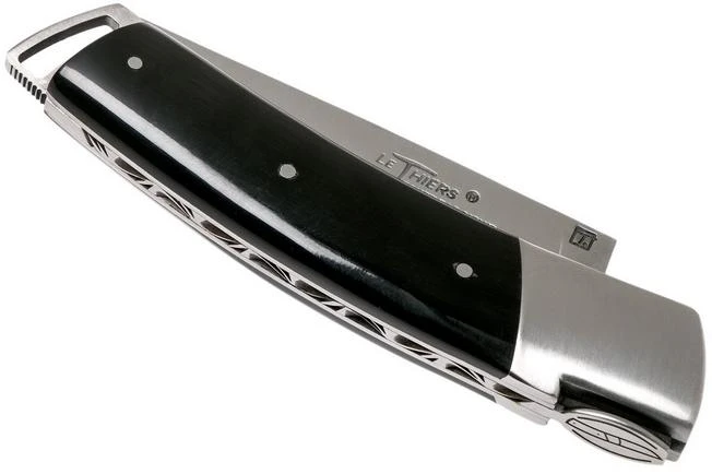 Le Thiers Gentleman Polished Buffalo Horn T9PCN Pocket Knife By Fontenille Pataud - Image 4