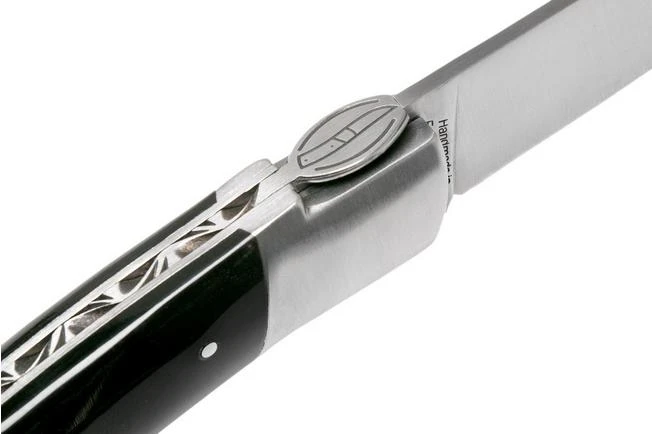 Le Thiers Gentleman Polished Buffalo Horn T9PCN Pocket Knife By Fontenille Pataud - Image 6