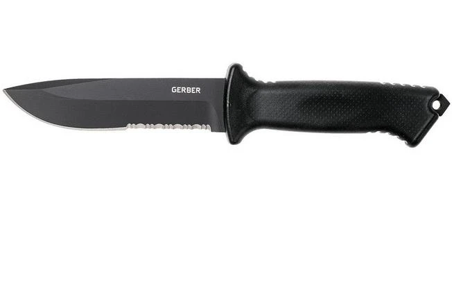 Gerber Prodigy Fixed Blade Black Serrated 22-01121 Fixed Knife