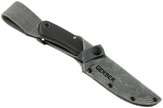Gerber Downwind Fixed Drop Point 30-001817 Black G10, Outdoor Knife - Image 6