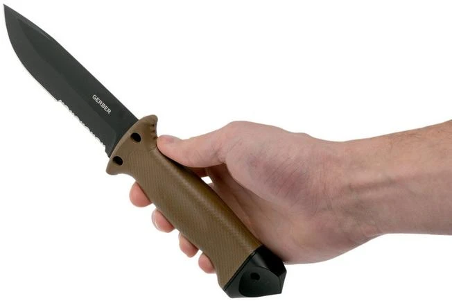 Gerber LMF II Infantry Coyote Brown 22-01463 Fixed Knife - Image 6