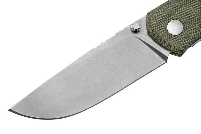 GiantMouse ACE Iona V2 Green Canvas Stonewashed Magnacut, Pocket Knife - Image 3
