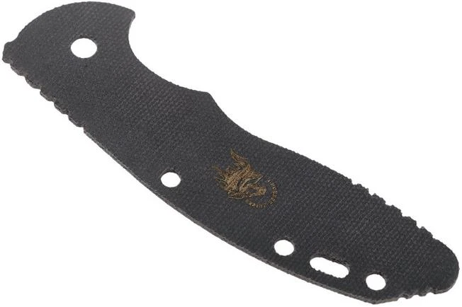 Rick Hinderer XM-18 3,5” Scale Textured Black Micarta - Image 2