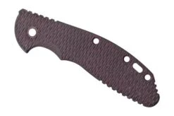 Rick Hinderer XM24 Scale, Textured Burgundy Canvas Micarta