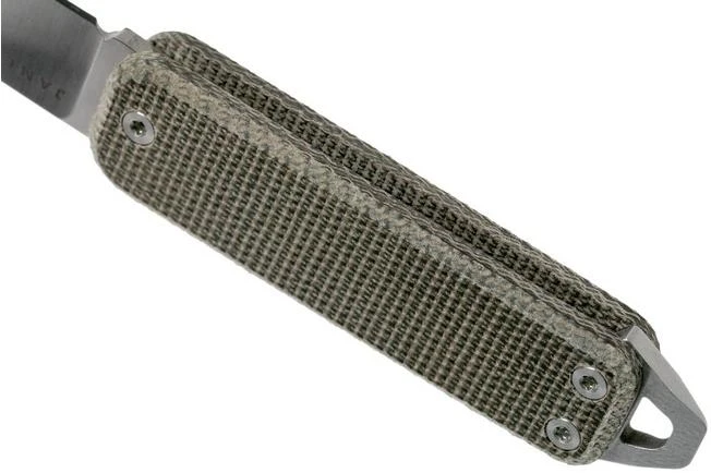 The James Brand Elko, Od Green Micarta + Satin Pocket Knife - Image 3