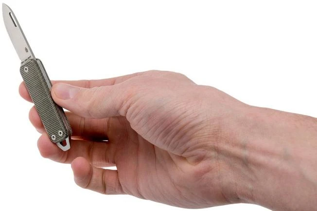 The James Brand Elko, Od Green Micarta + Satin Pocket Knife - Image 6