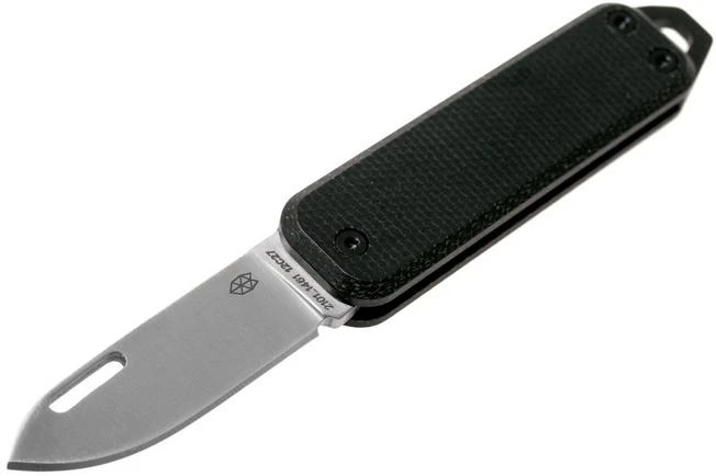 The James Brand Elko KN103143-00 Black Micarta + Satin Pocket Knife - Image 3