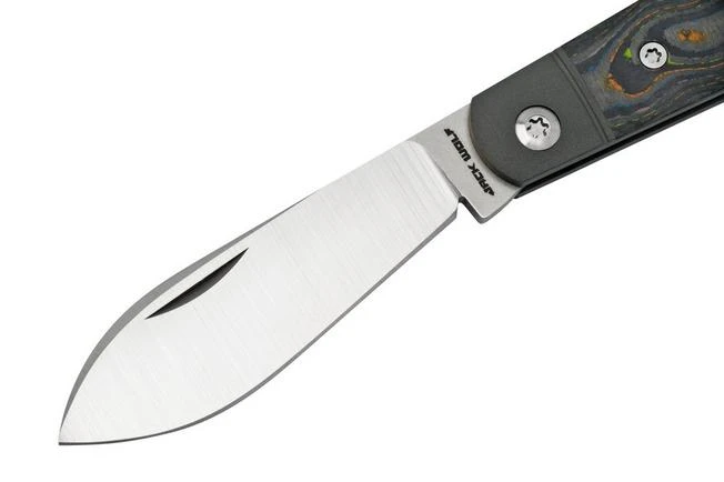 Jack Wolf Low Drag Jack DRAG-01-CC80, Camo Carbon 80s, Slipjoint Pocket Knife - Image 3