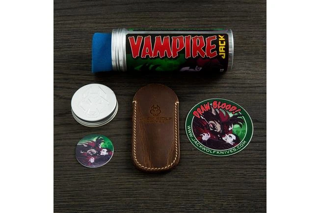 Jack Wolf Vampire Jack VAMPI-01-CCPB CamoCarbon Pacific Blue Slipjoint Pocket Knife - Image 3