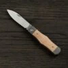 Jack Wolf Vampire Jack VAMPI-01-NAT Natural Canvas Micarta Slipjoint Pocket Knife