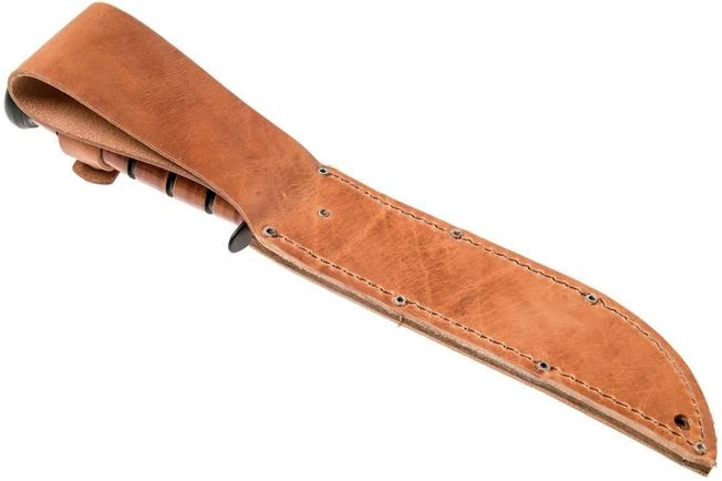 KA-BAR U.S. Navy Knife 1225 Fixed Knife, Leather Sheath - Image 8