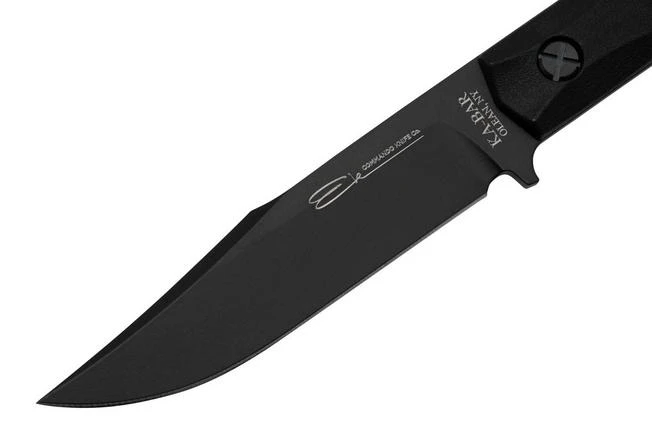 KA-BAR EK Commando Short Clip Point Bowie EK50, Fixed Knife - Image 3