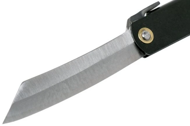 Higonokami Pocket Knife 7.3 Cm HIGOCB, Blue Paper Steel, Matte Black Steel - Image 3